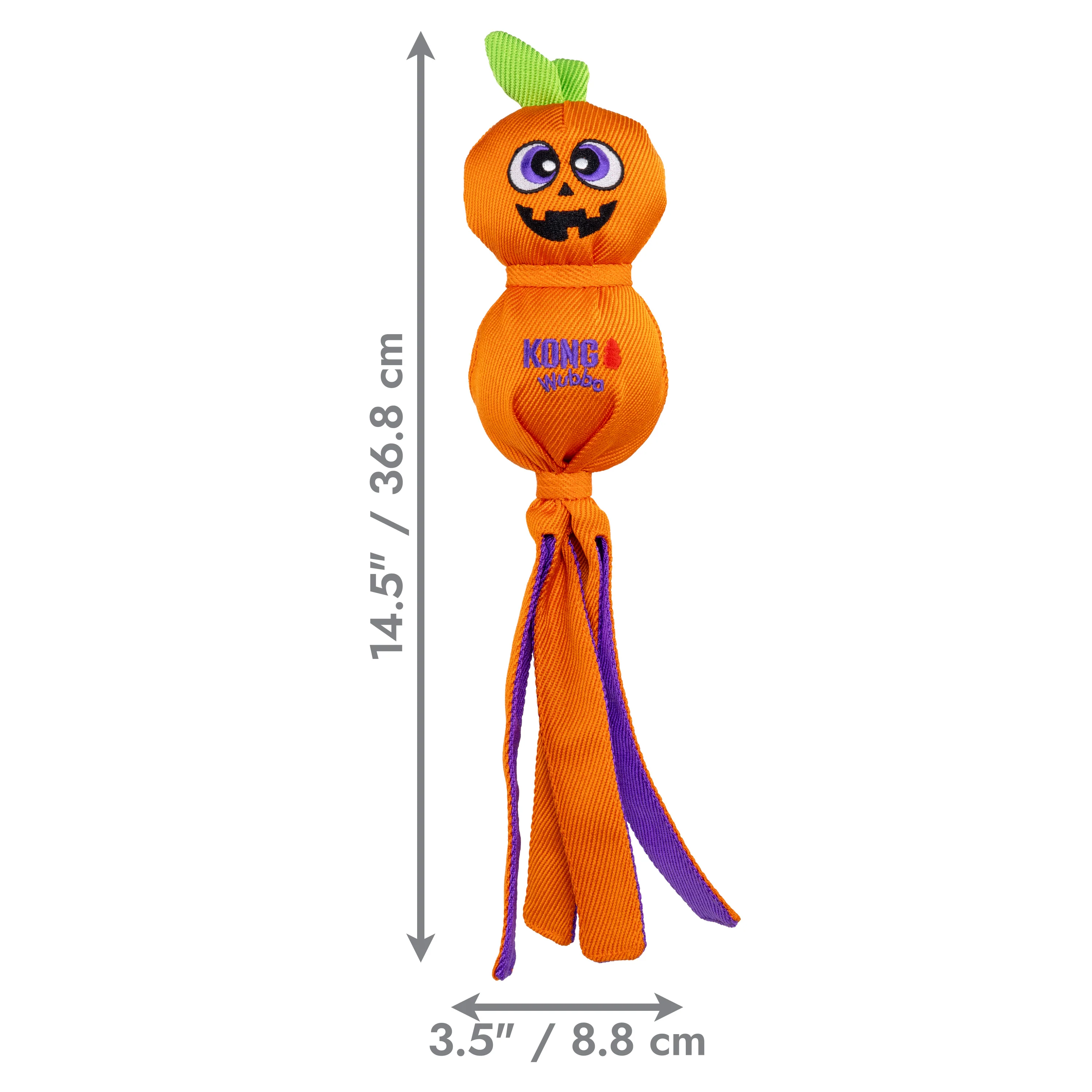 KONG Halloween Wubba® Ballistic Jack-O-Lantern Large - Image 2