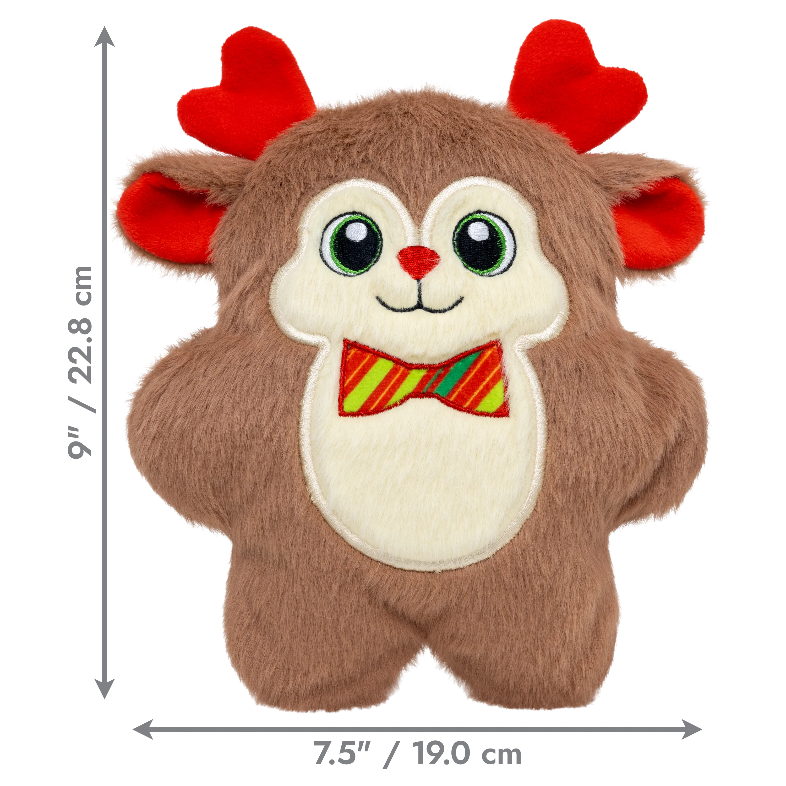 KONG Holiday Snuzzles Bow Tie Reindeer Medium - Image 2