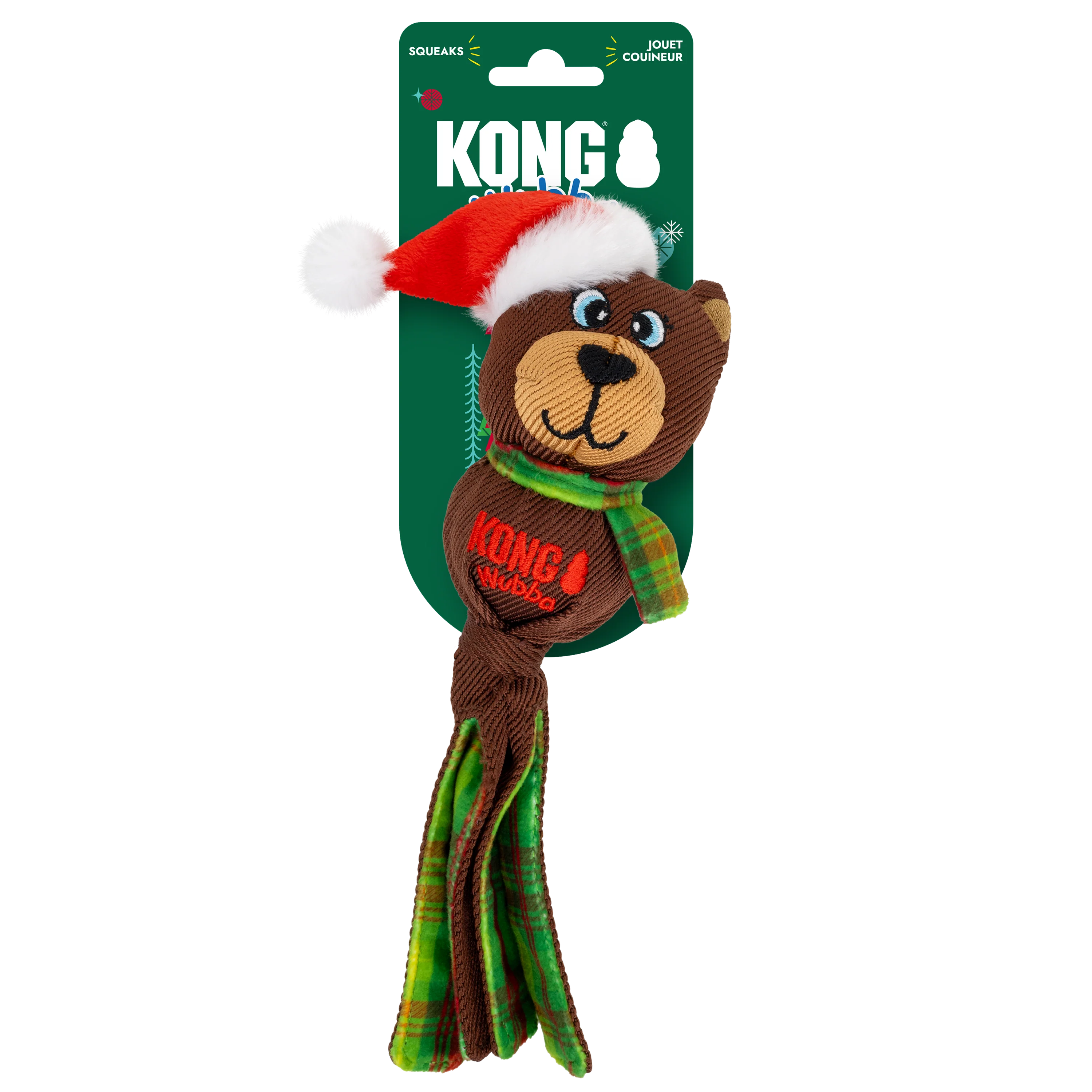KONG Holiday Wubba RB Assorted Small - Image 3