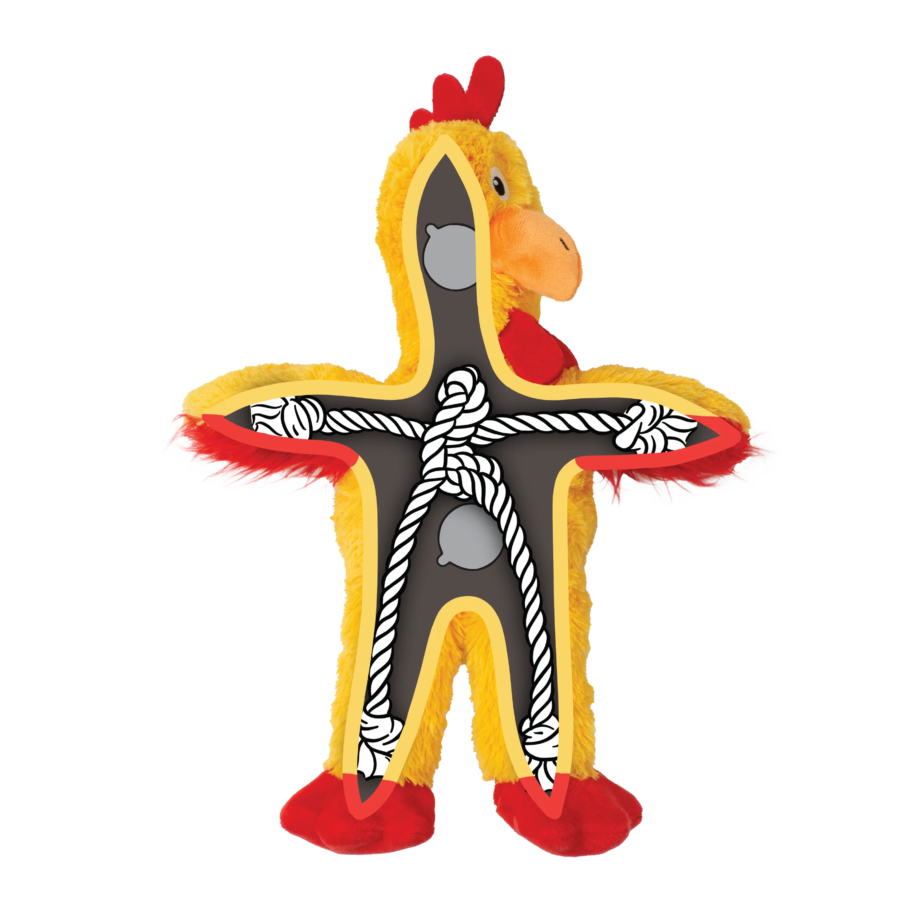 KONG Knots Chicken Medium/Large - Image 3