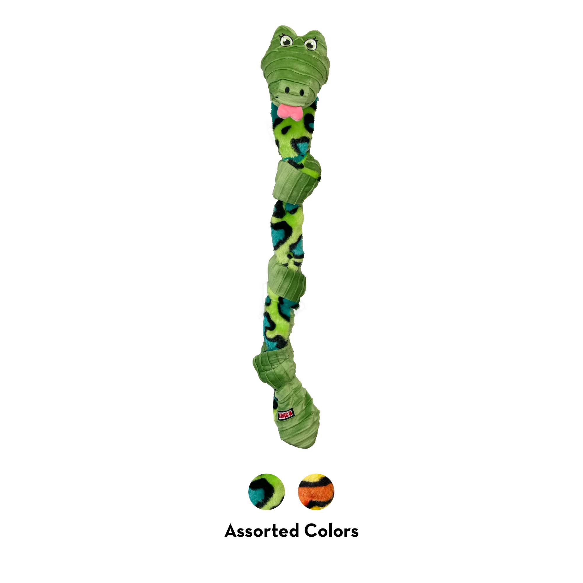KONG Knots Snake Assorted Dog Toy - Medium/Large