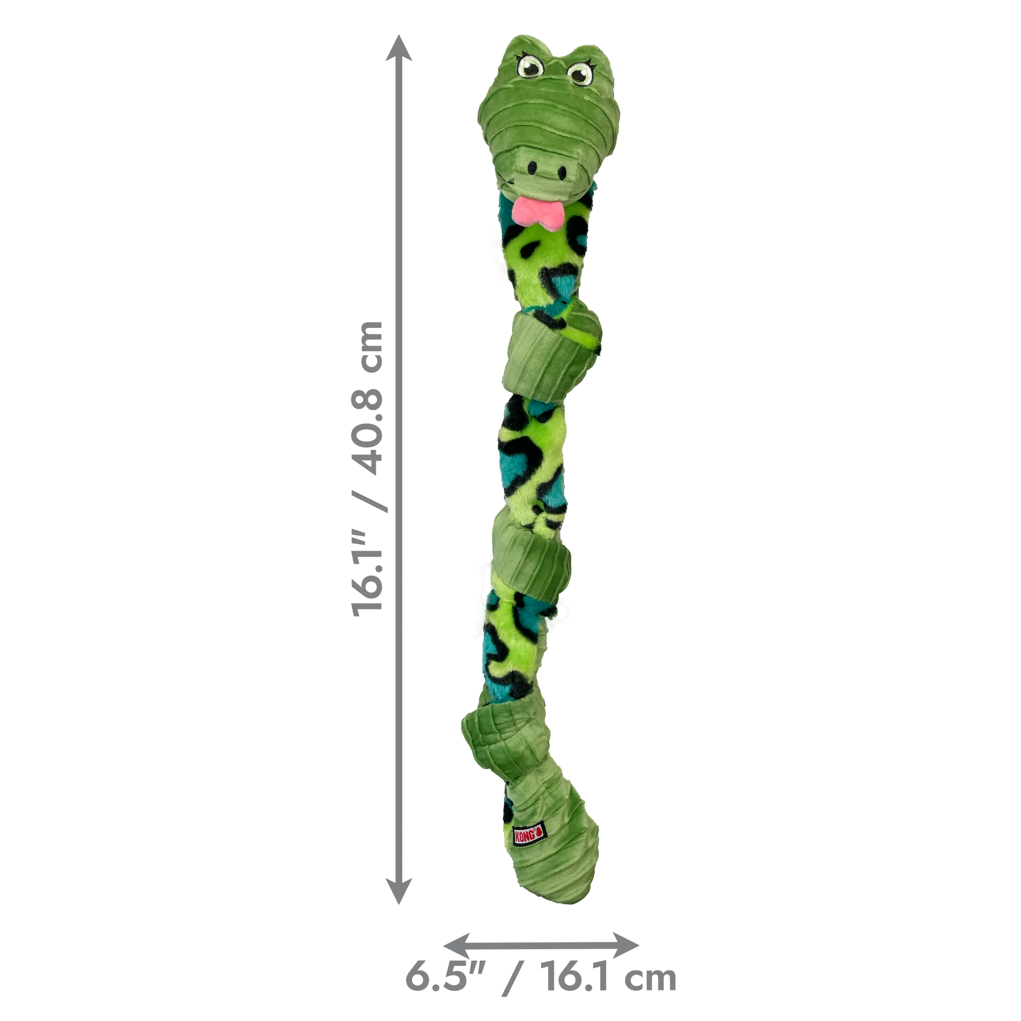 KONG Knots Snake Assorted Dog Toy - Medium/Large - Image 3