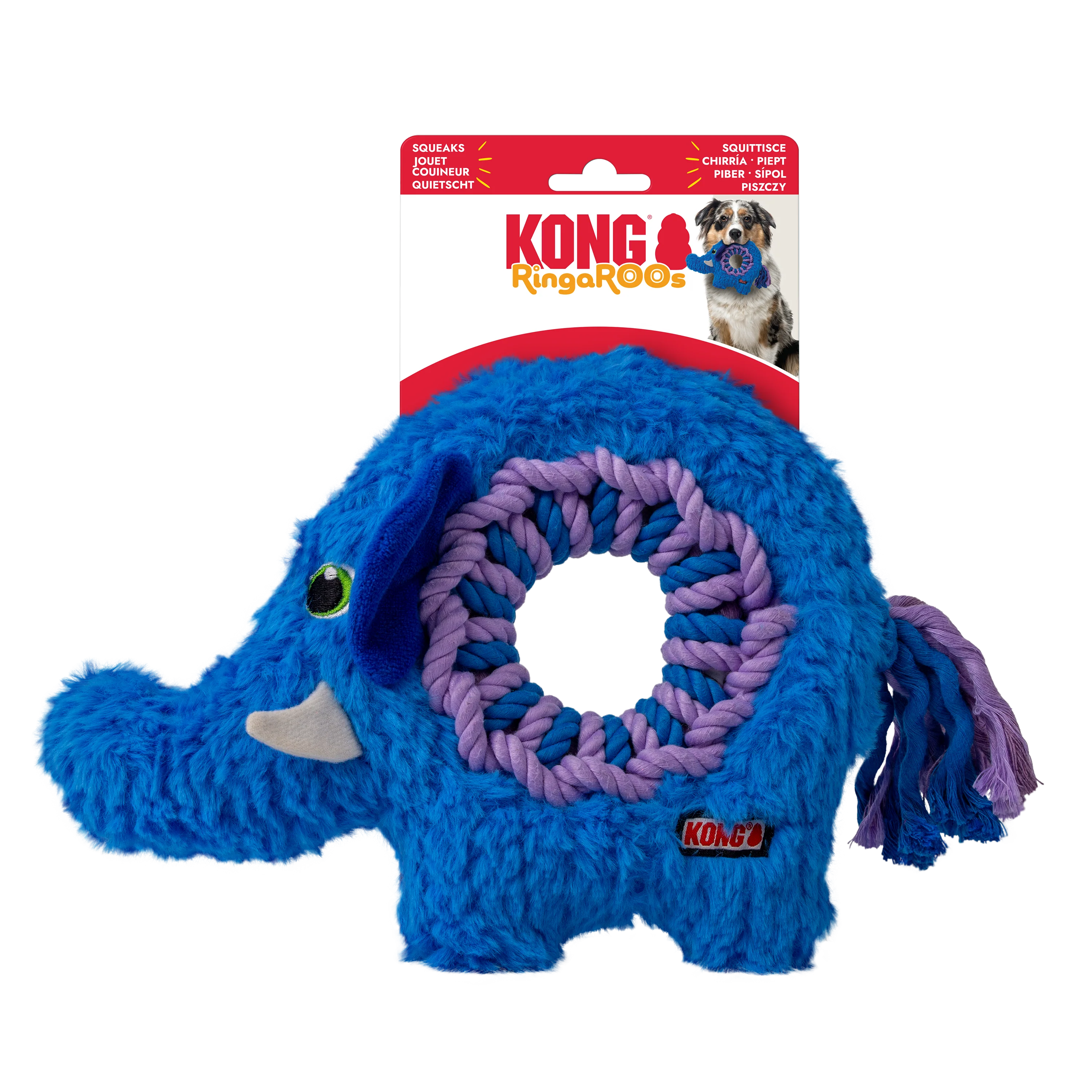 KONG Ringaroos Elephant Medium