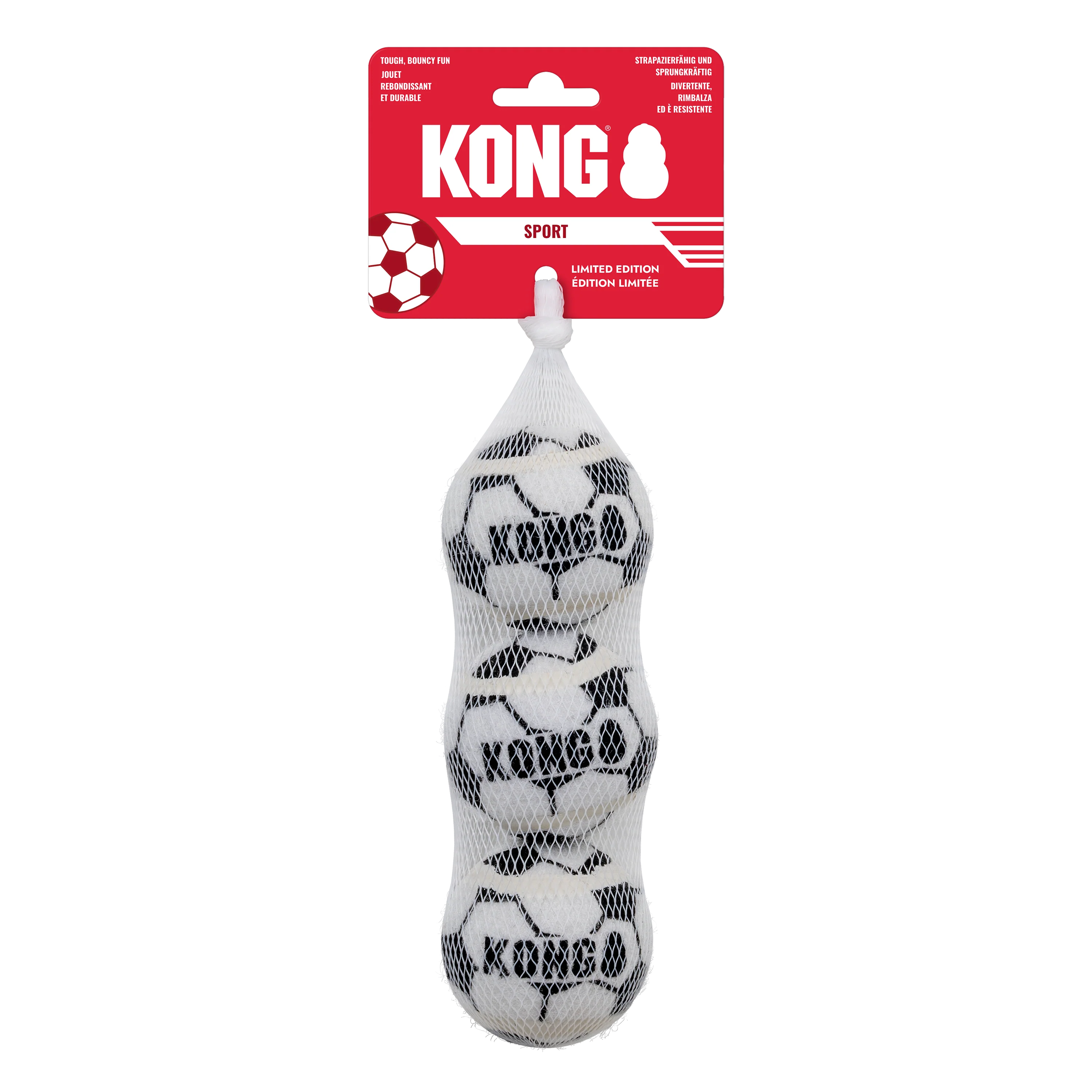 KONG Sport® Soccer Balls 3-pk Md