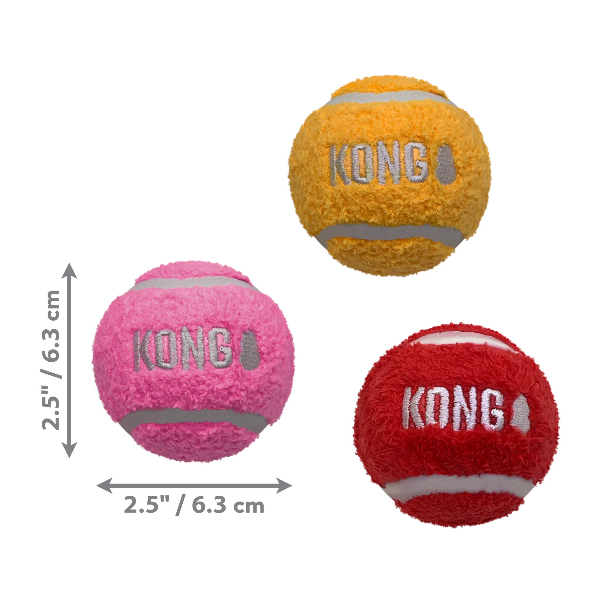 KONG Sport Softies Ball Assorted Md Bulk - Image 3