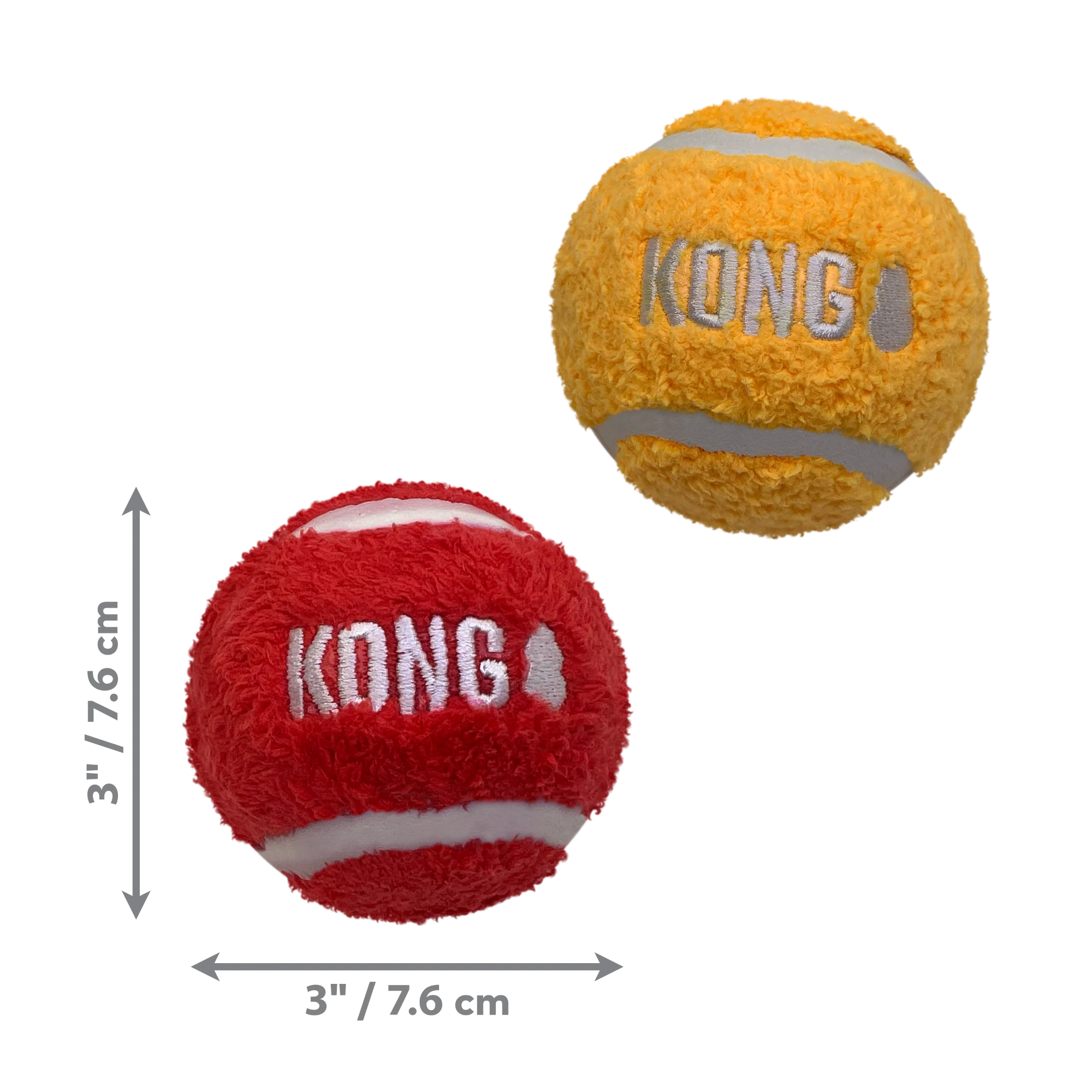 KONG Sport Softies Balls 2-pk Assorted Lg - Image 3