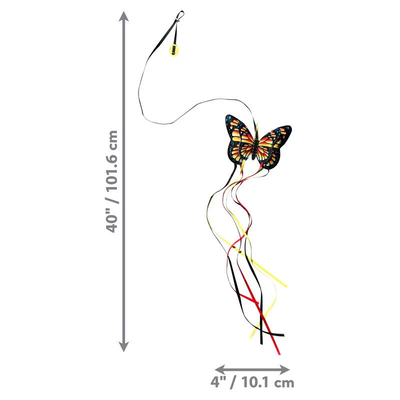 KONG Teaser Butterfly Assorted Cat Toy - Image 3