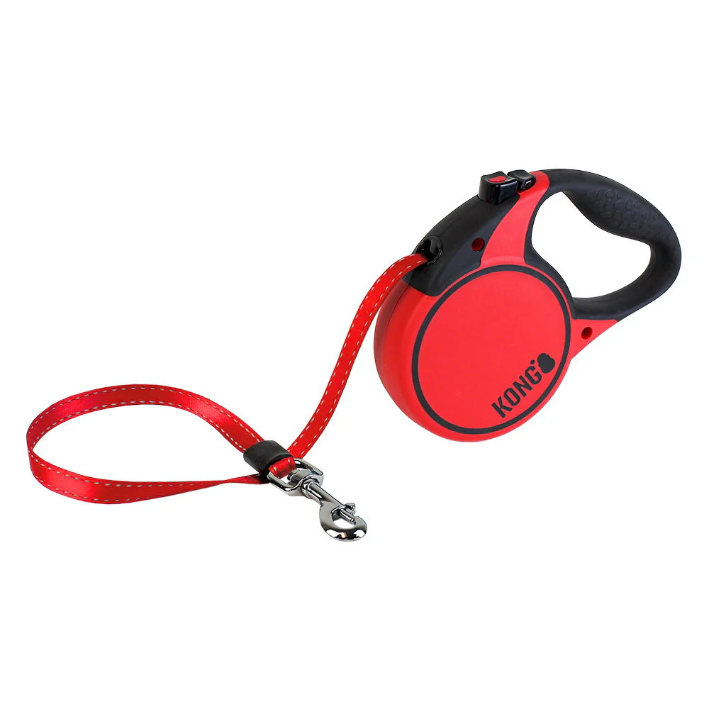 KONG Terrain Retractable Red Medium Up To 30kg 5m - Image 2