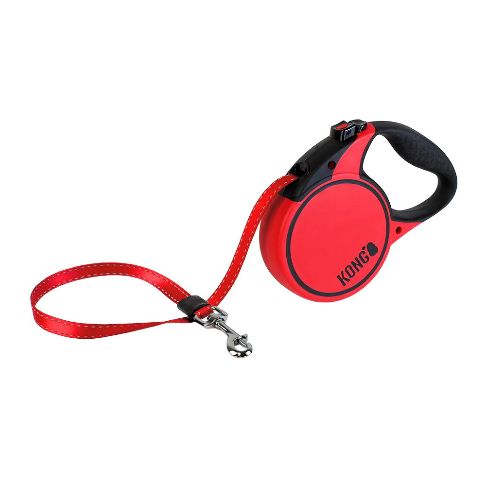 KONG Terrain Retractable Red Small Up To 20kg 5m - Image 2