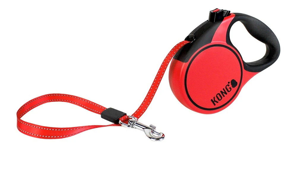 KONG Terrain Retractable Red Xtra Small Up To 12kg 3m - Image 2