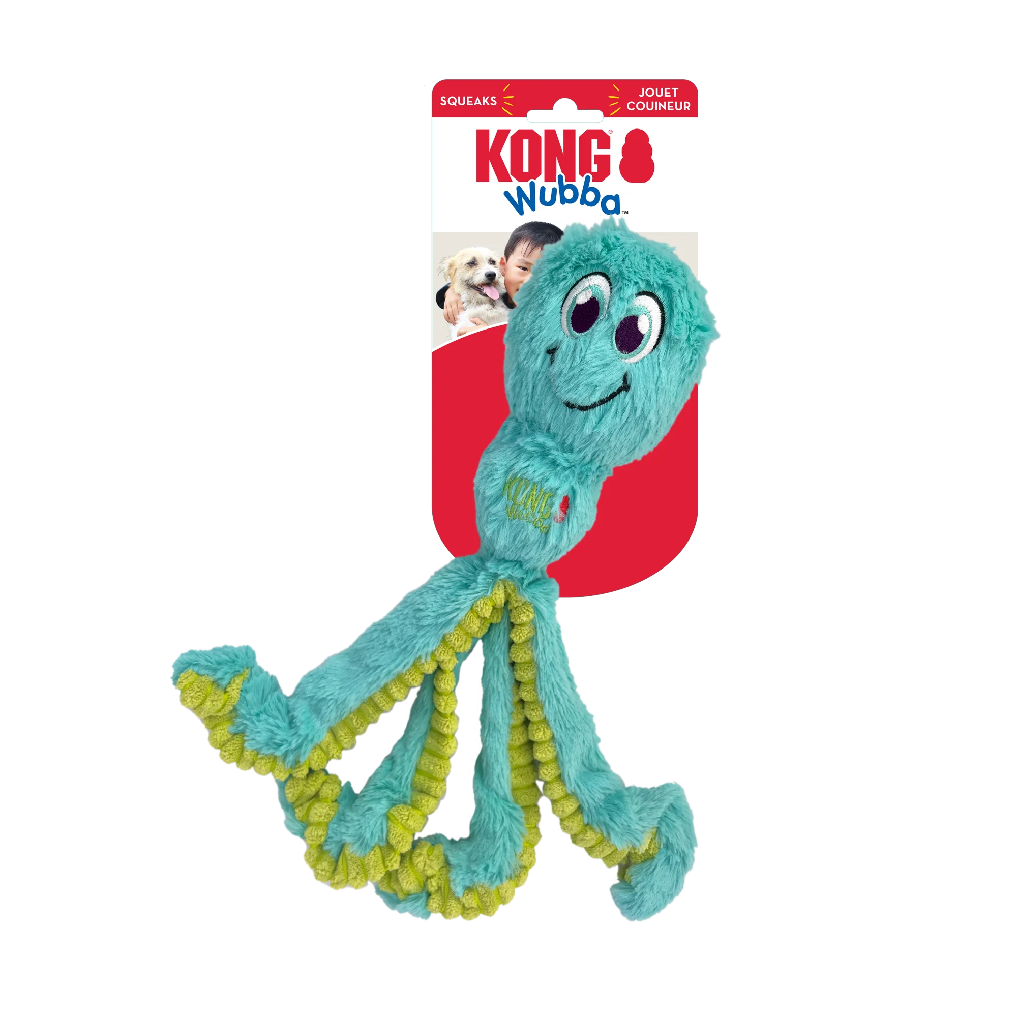 KONG Wubba™ Octopus Assorted Large