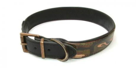 Leather Collar Combat 25mm X 55cm