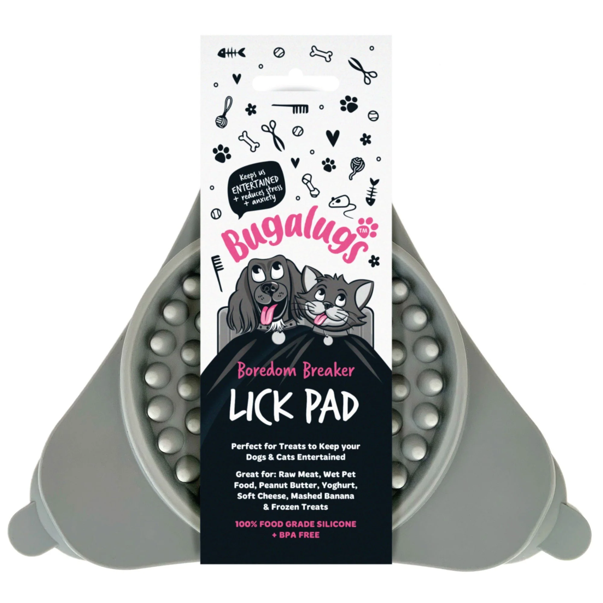 Lick Pad (Euro Hanger) in SRP Grey
