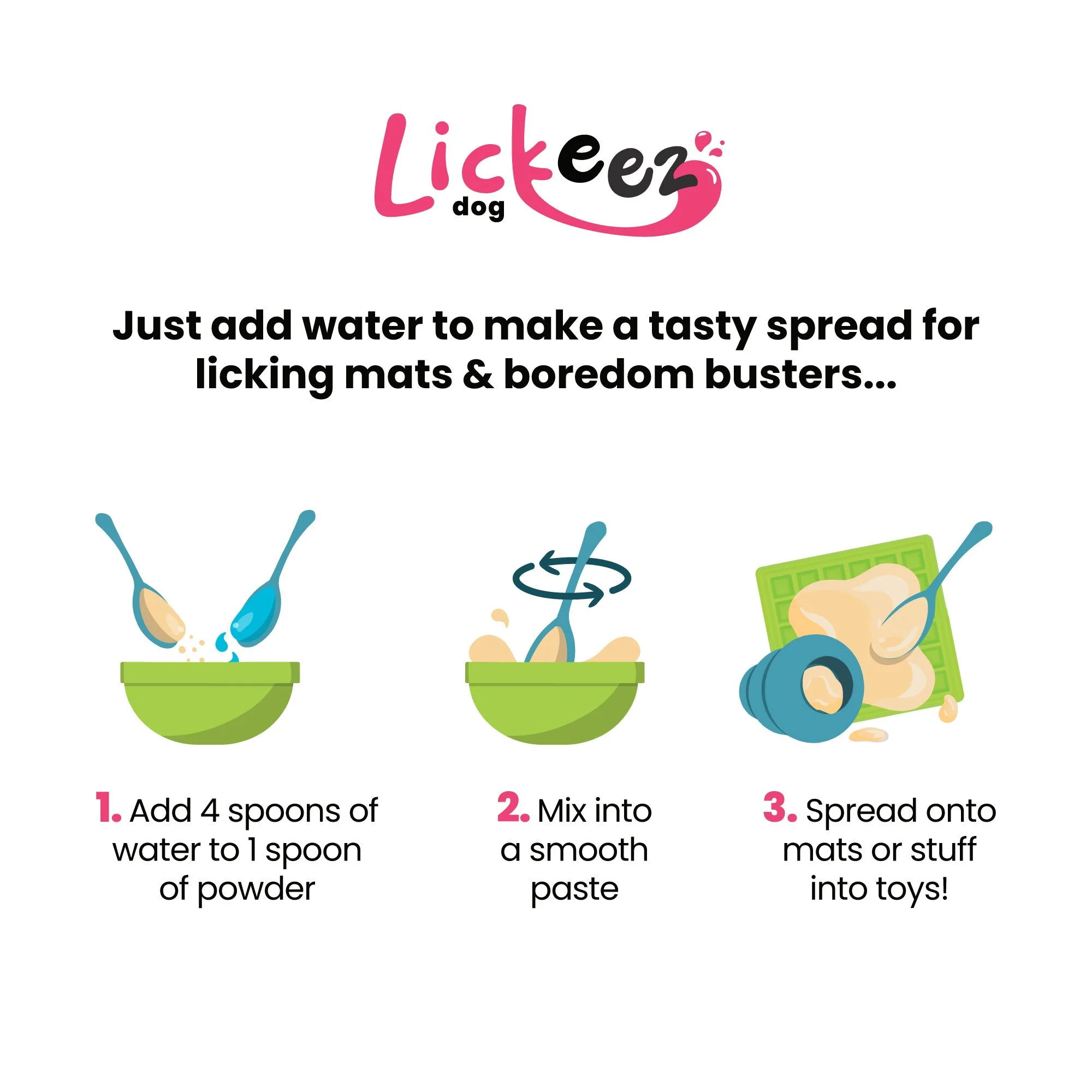 Lickeez Chicken Enrichment Spread Mix for Cats 120g - Image 3