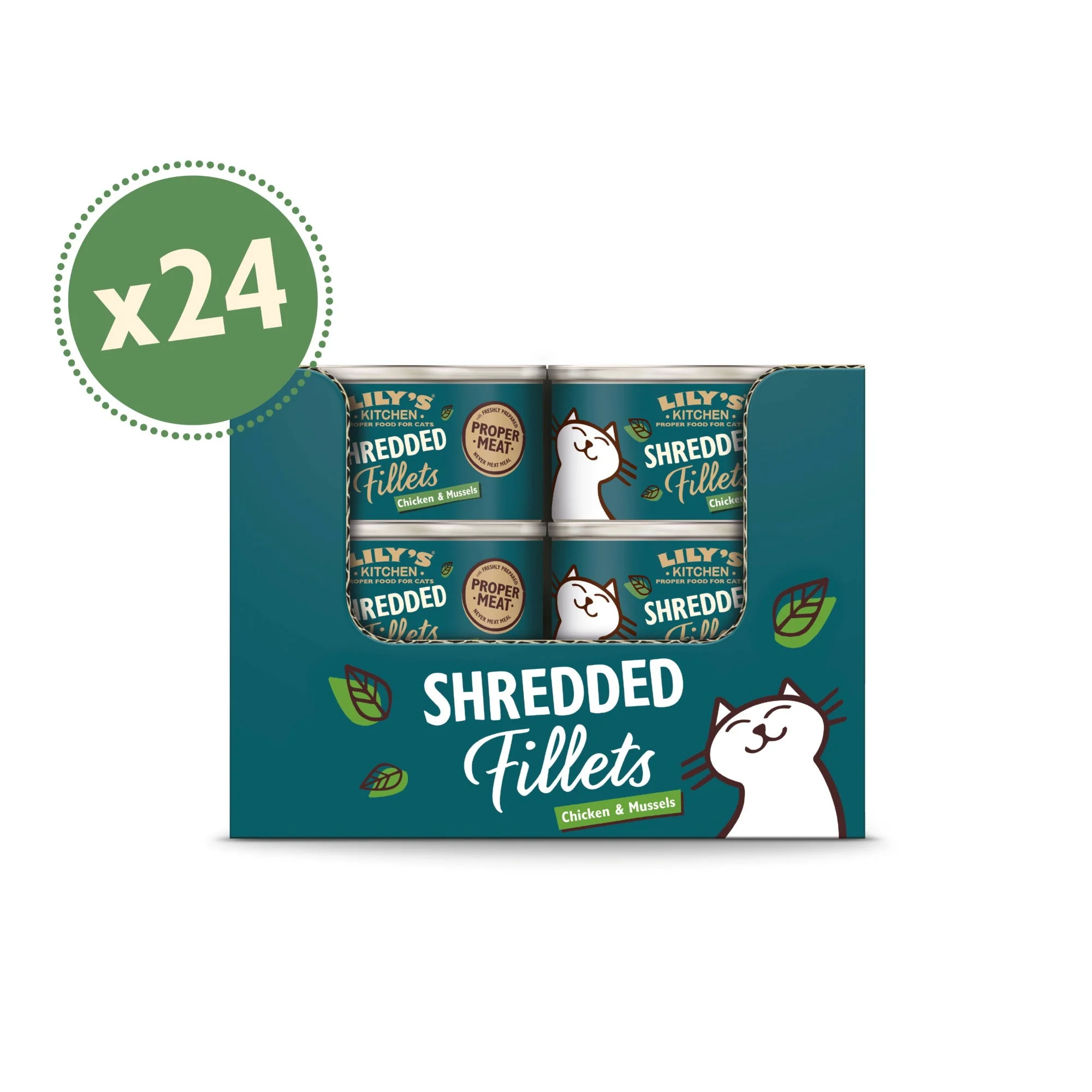 Lily's Kitchen Cat Shredded Fillets Chicken & Mussels in Broth 70g