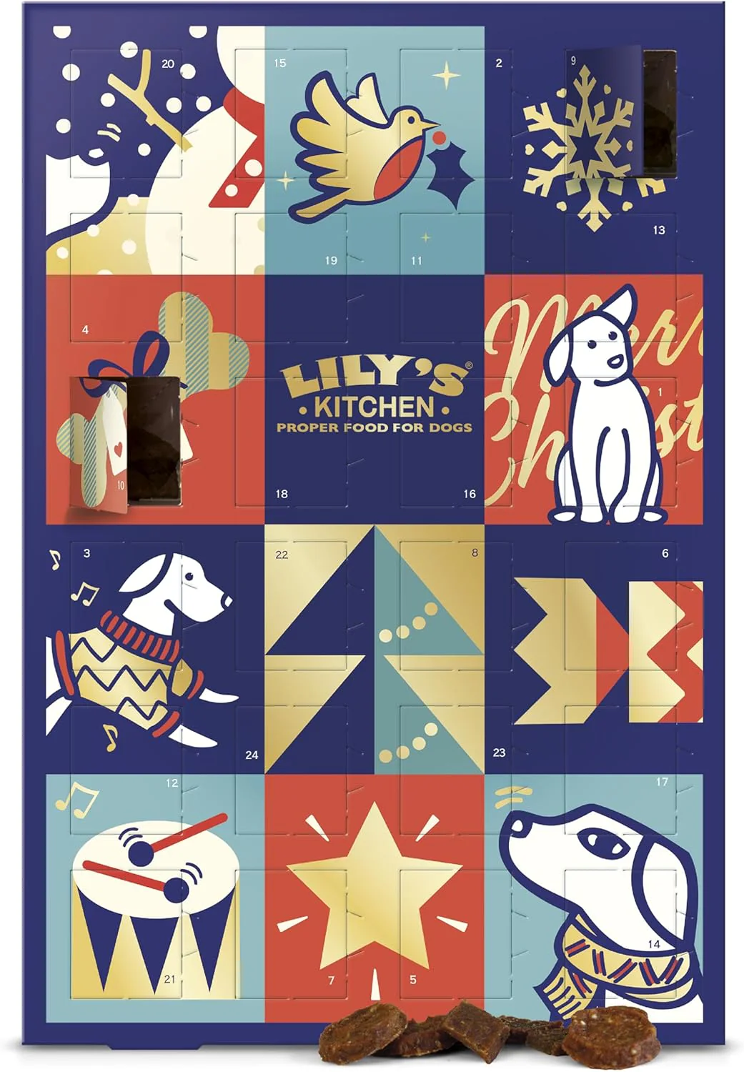 Lily's Kitchen Christmas Advent Calendar for Dogs 68g