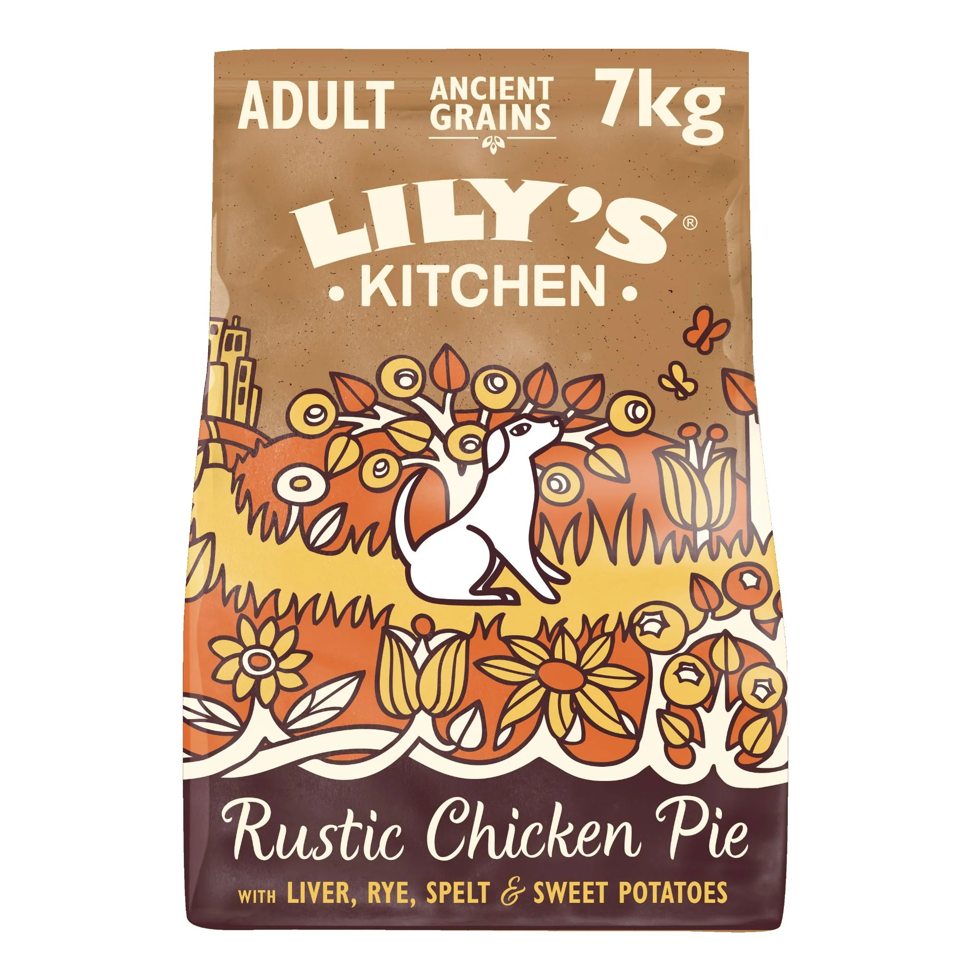 Lily's Kitchen Dog Organic Chicken Bake Adult Dry Food 7kg