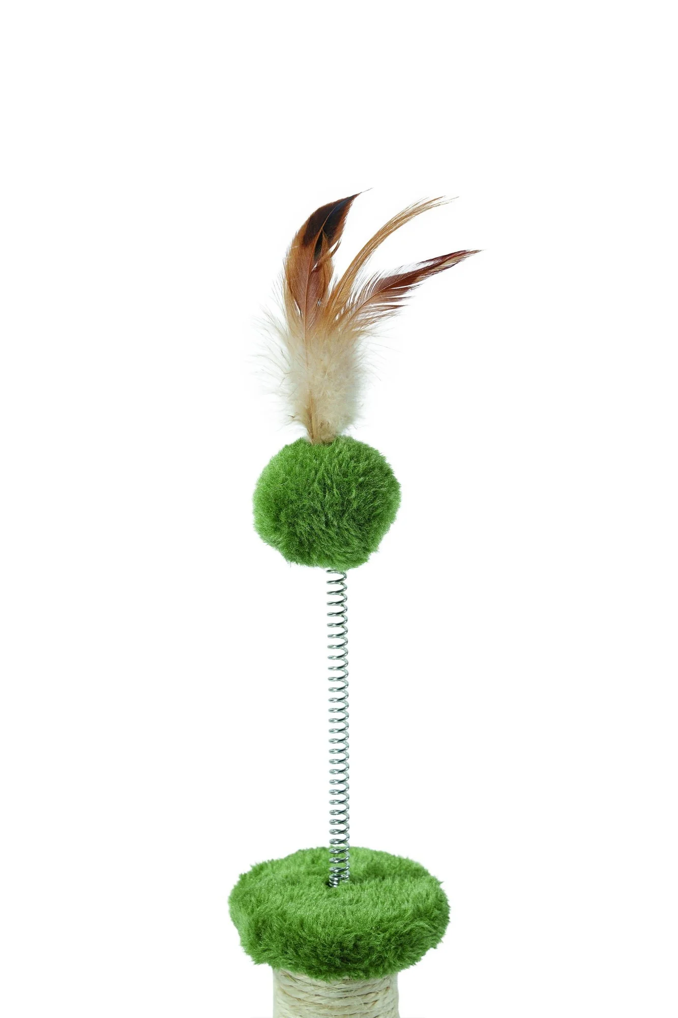 M-PETS My First Cat Tree Feather Green - Image 2