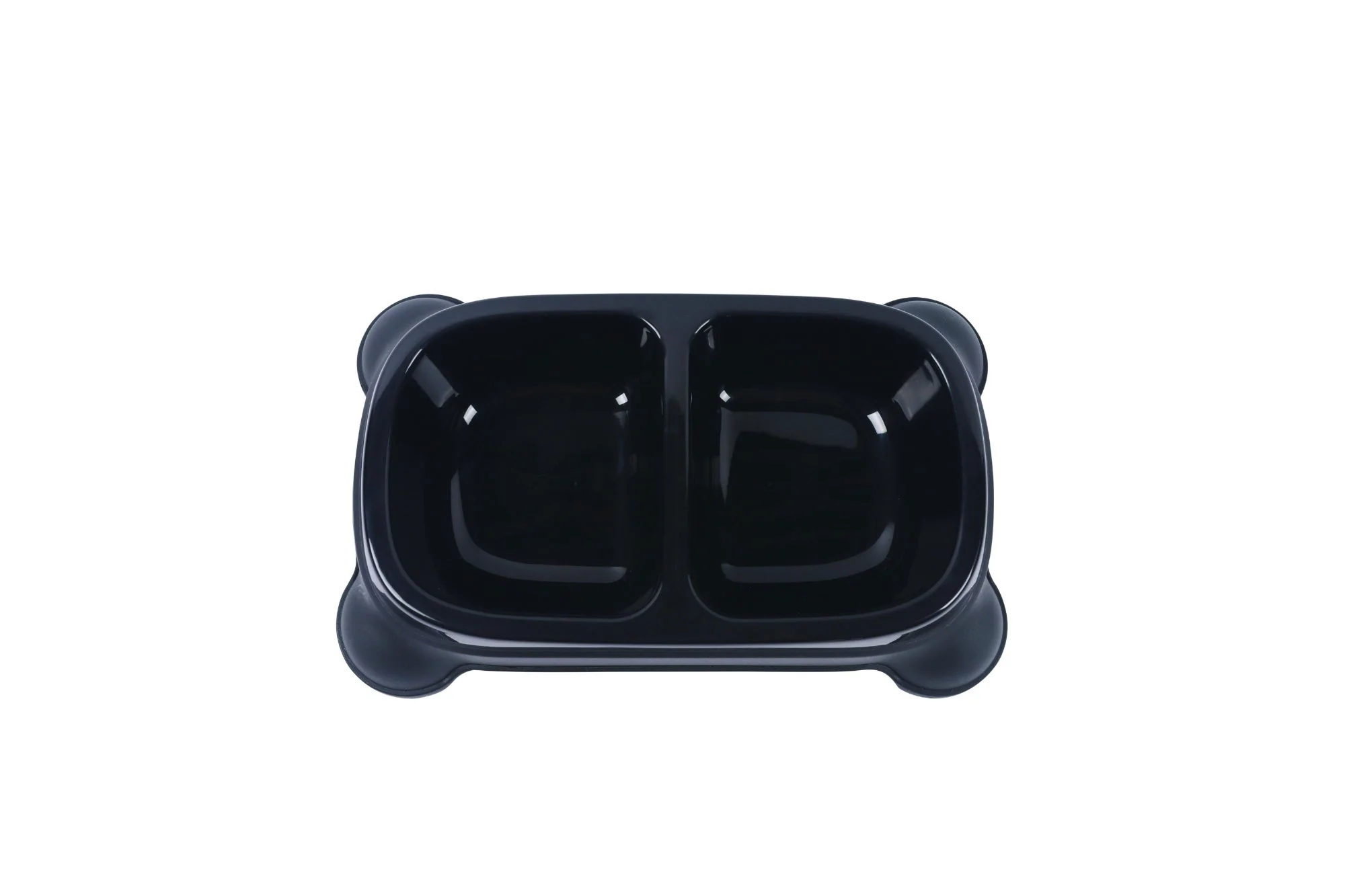 M-PETS Plastic Double Bowl - 2 X 650ml - Image 2