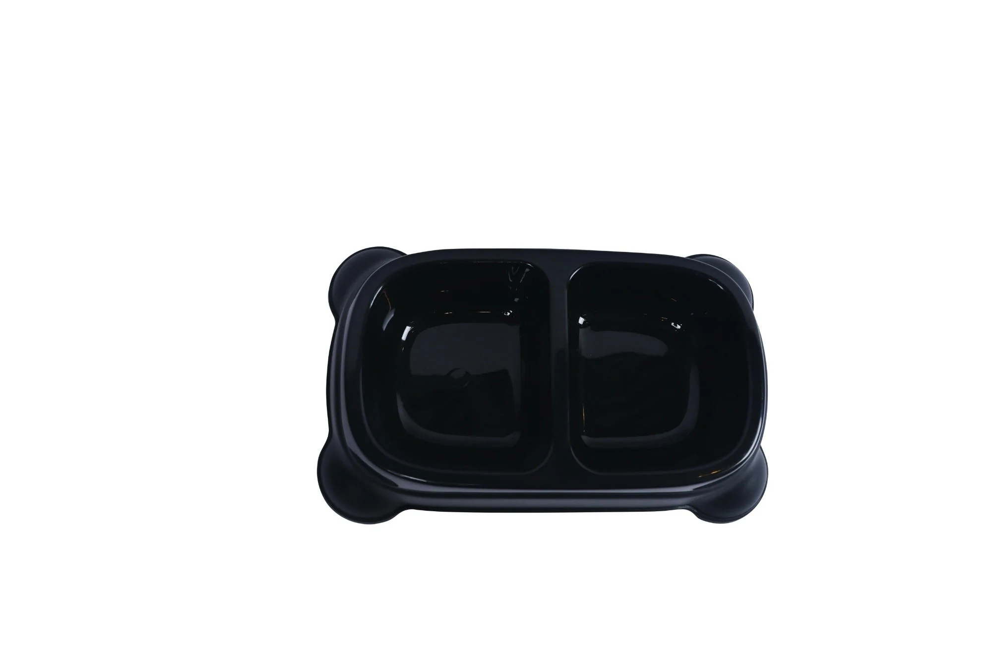 M-PETS Plastic Double Bowl - 2 X 950ml - Image 2