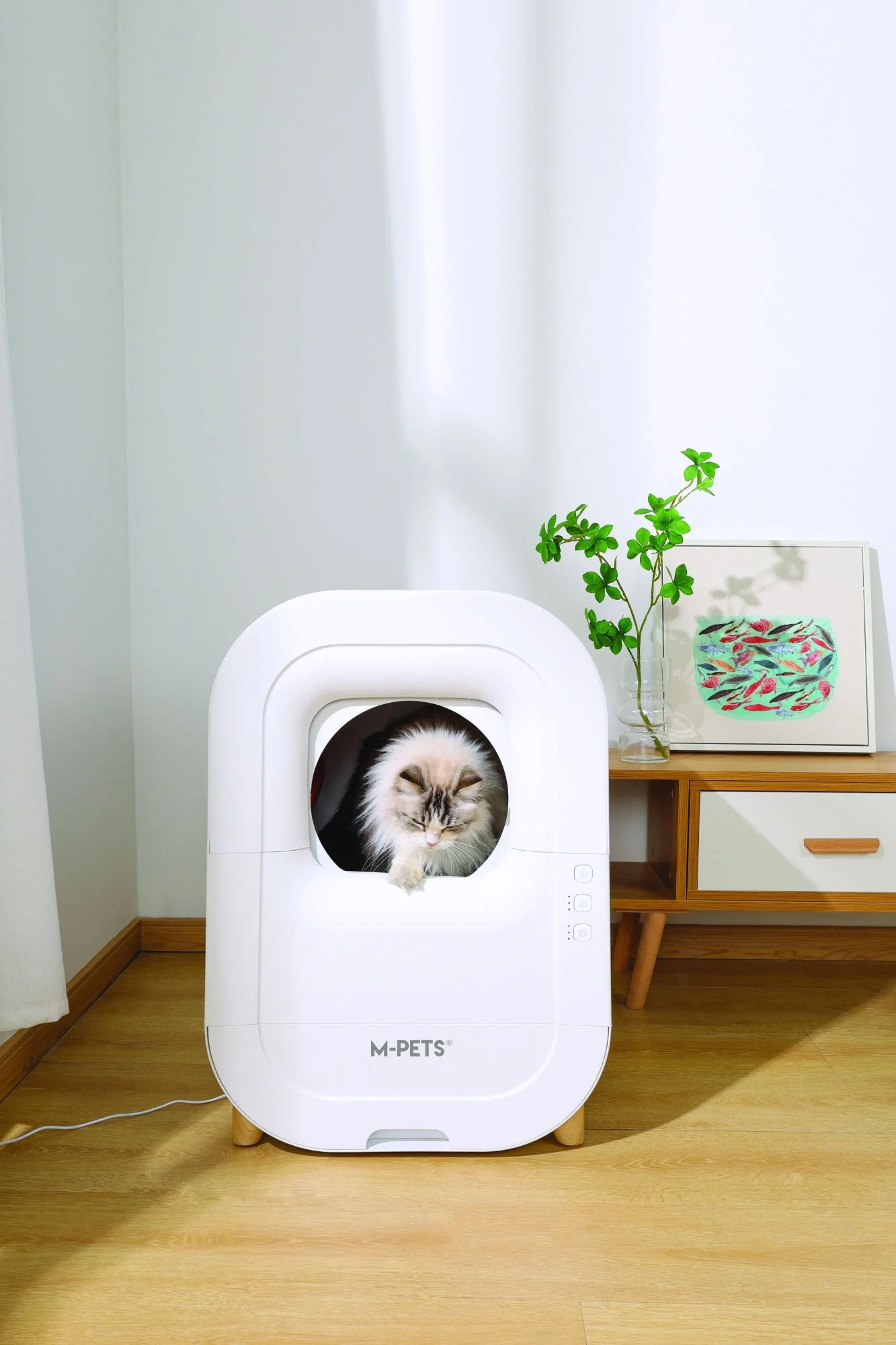 M-PETS Smarto M600 Automatic Cat Litter Box With Wifi (uk Ver - Image 4