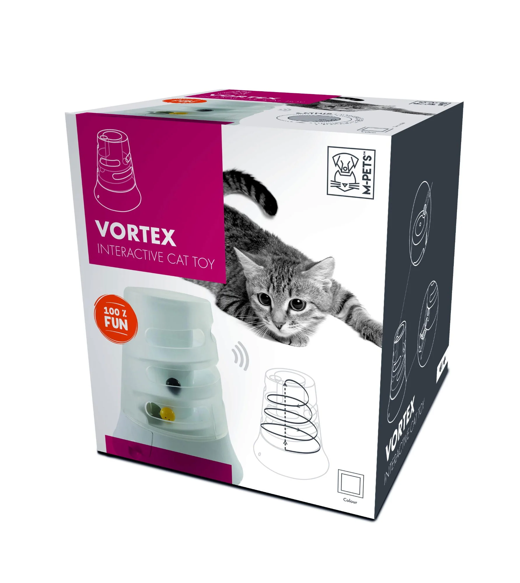 M-PETS Vortex White - (diameter 19.7 - Height 22 Cm) - Image 3