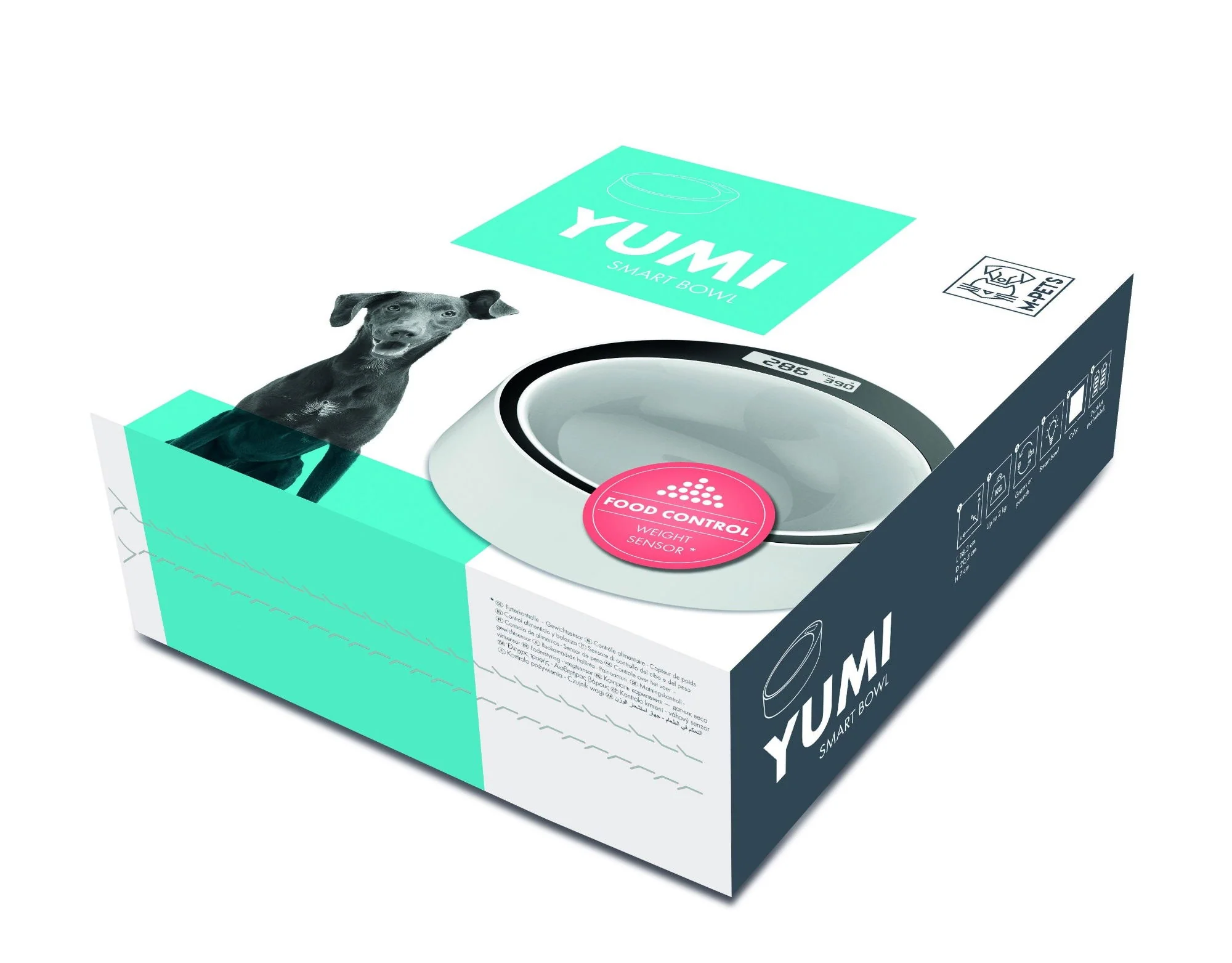 M-PETS Yumi Smart Bowl - Round Shape - Image 3