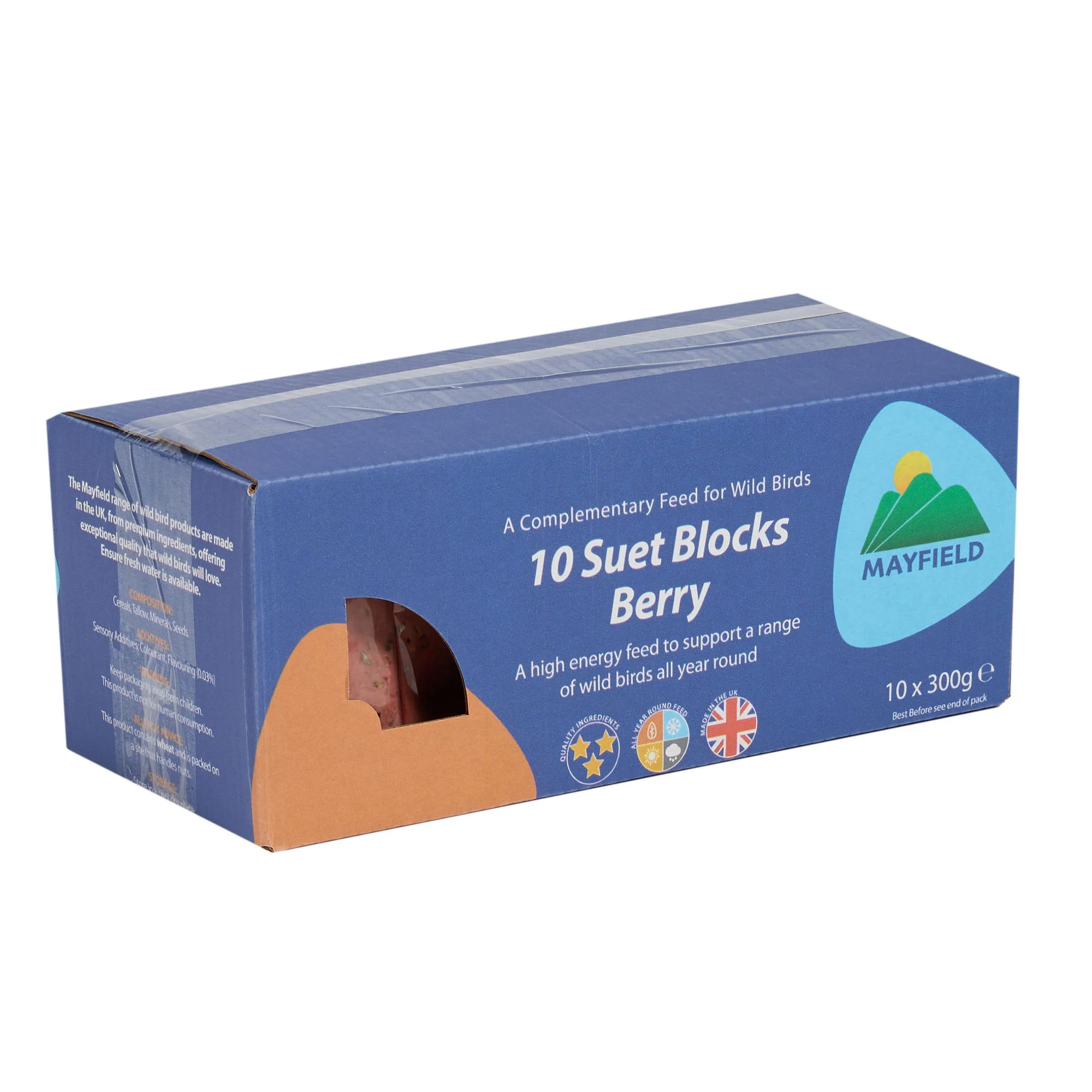 Mayfield Suet Blocks Berry 10 Pack - Image 2