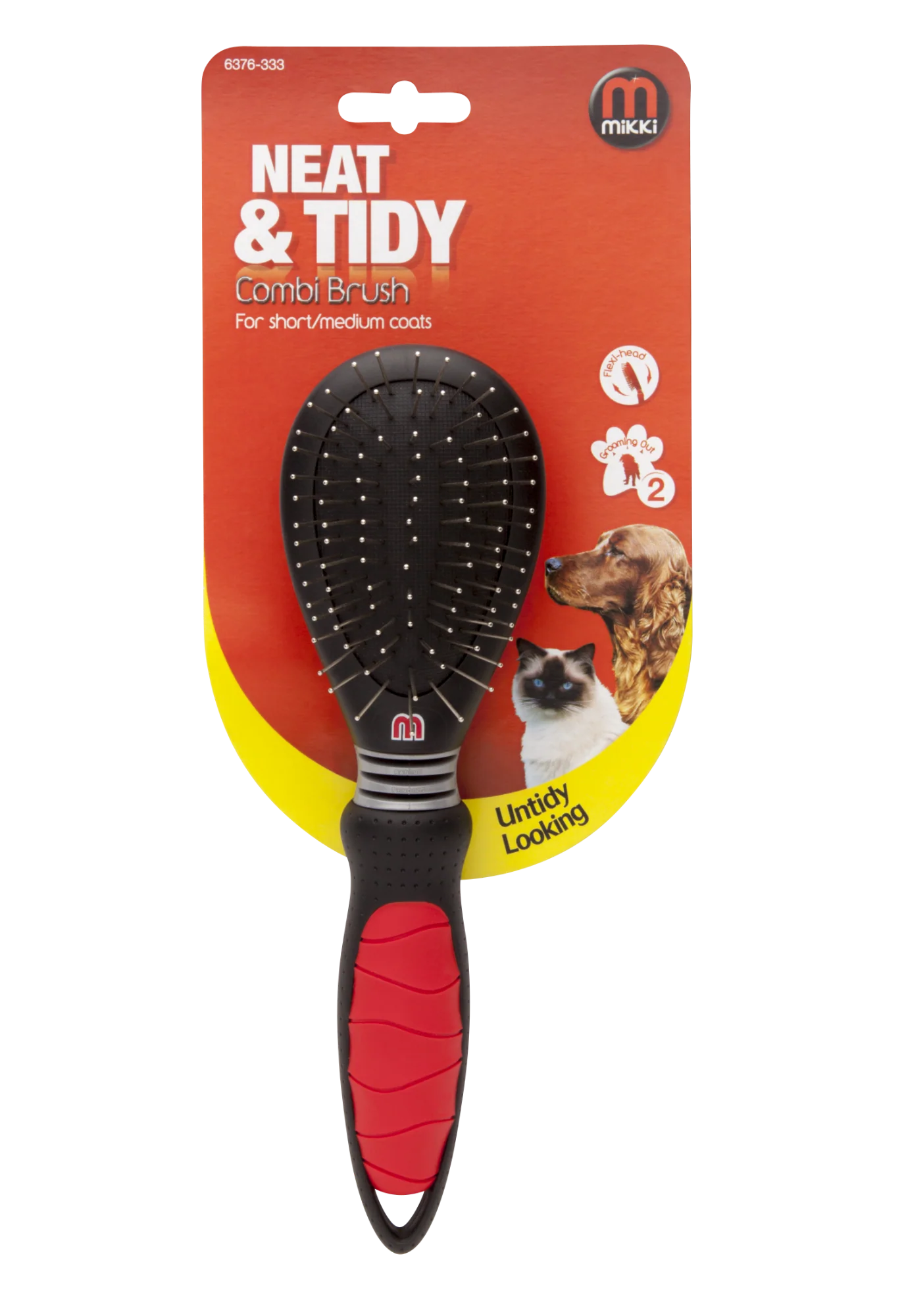 Mikki Easy Grooming Combi Brush Large