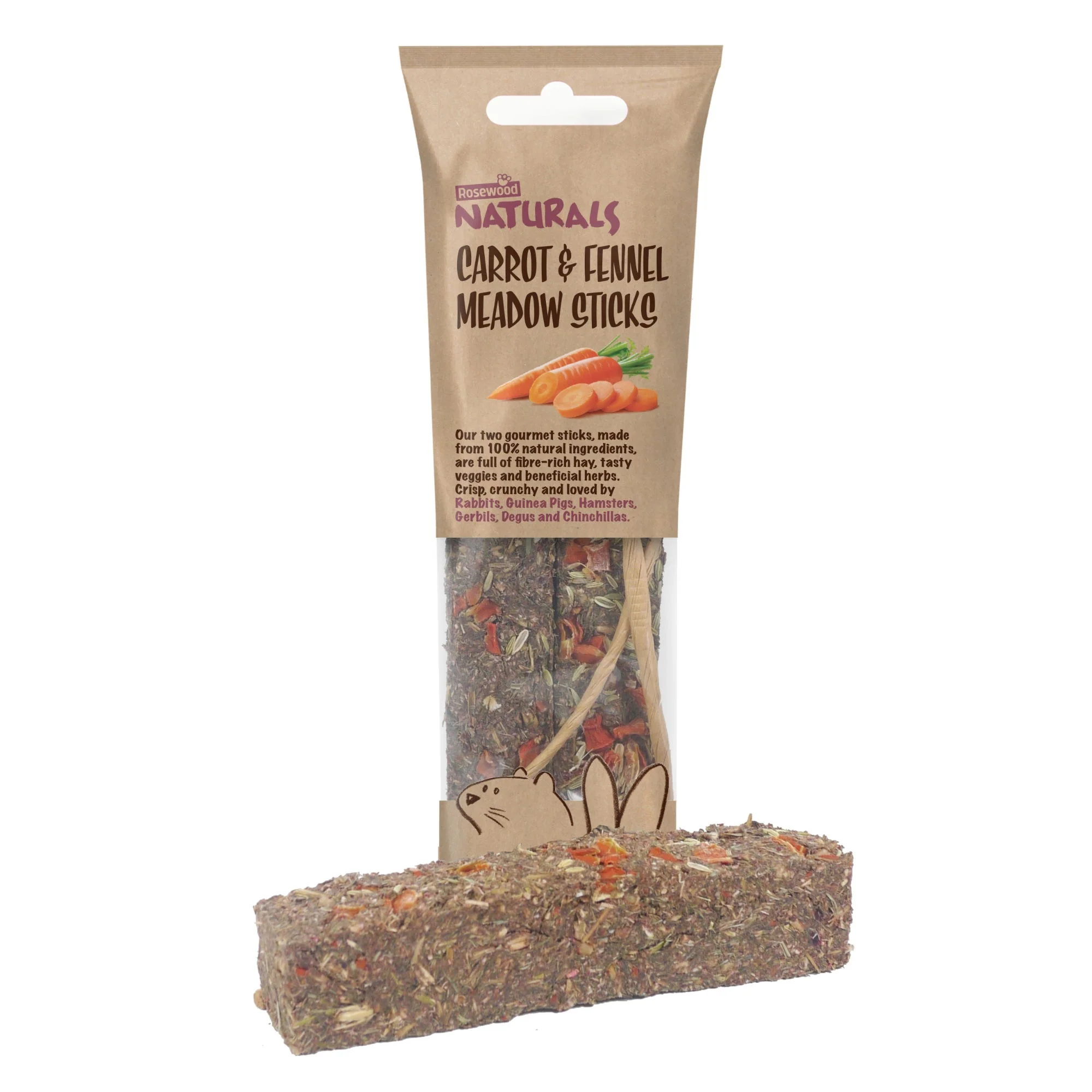 Naturals Meadow Sticks Carrot & Fennel 140g 2pc (2024)