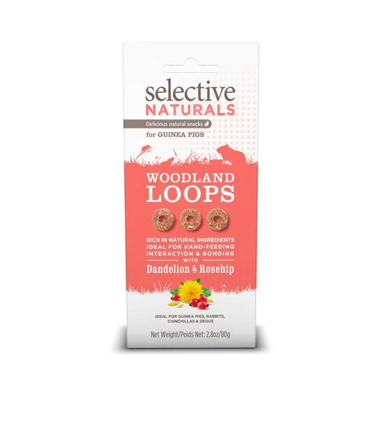 Naturals Woodland Loops G/Pigs - Dandelion&Rosehip 80g