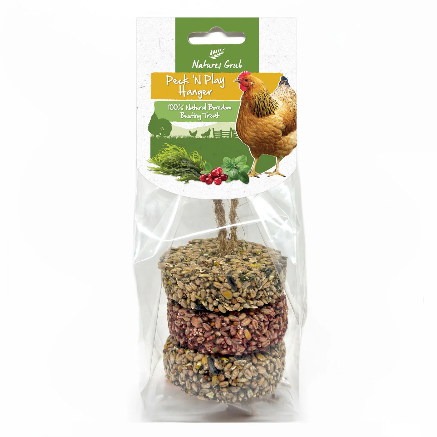 Natures Grub Peck 'N' Play 240g - Image 2