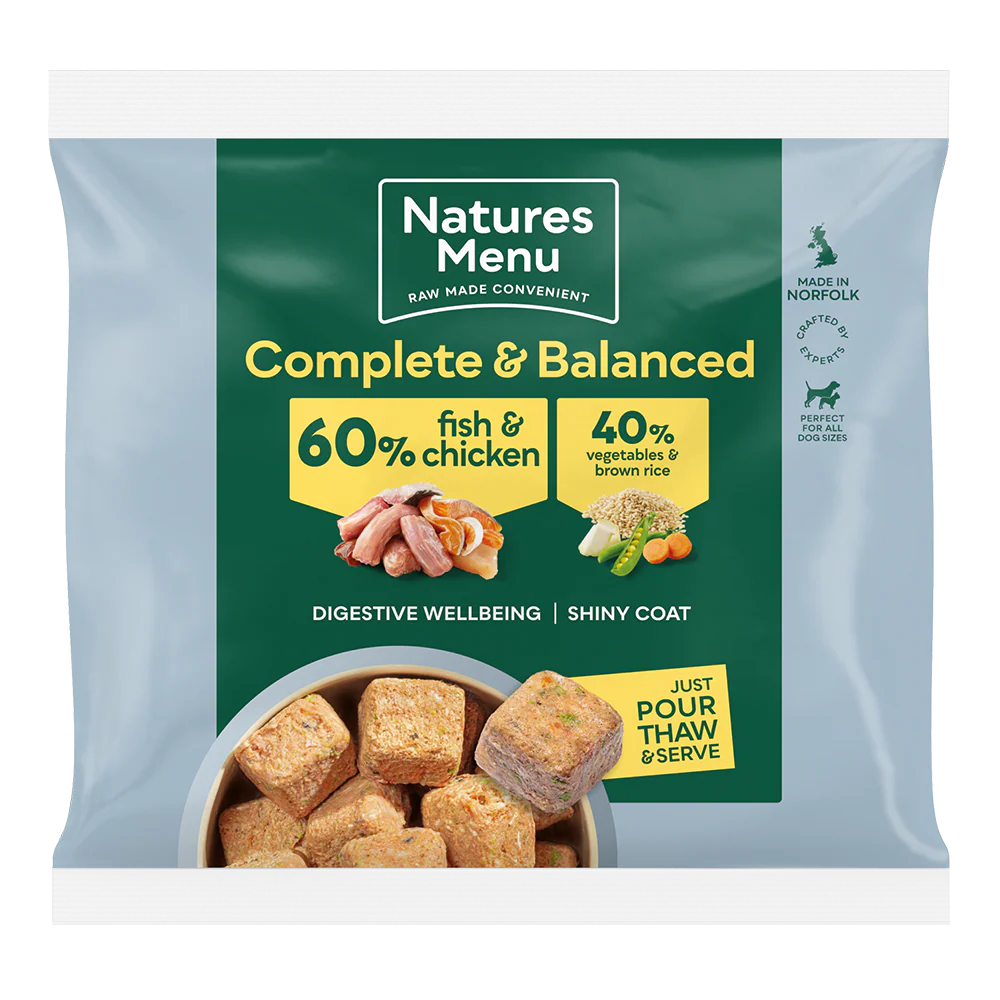Natures Menu 60/40 Complete and Balanced Fish & Chicken 1kg