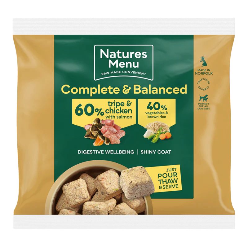Natures Menu 60/40 Complete and Balanced Tripe & Chicken 1kg
