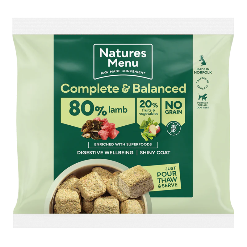 Natures Menu 80/20 Complete and Balanced Lamb 1kg