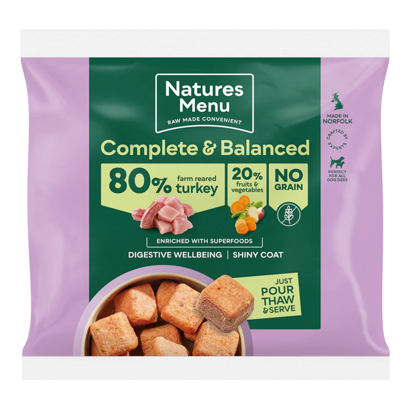 Natures Menu 80/20 Complete and Balanced Turkey 1kg