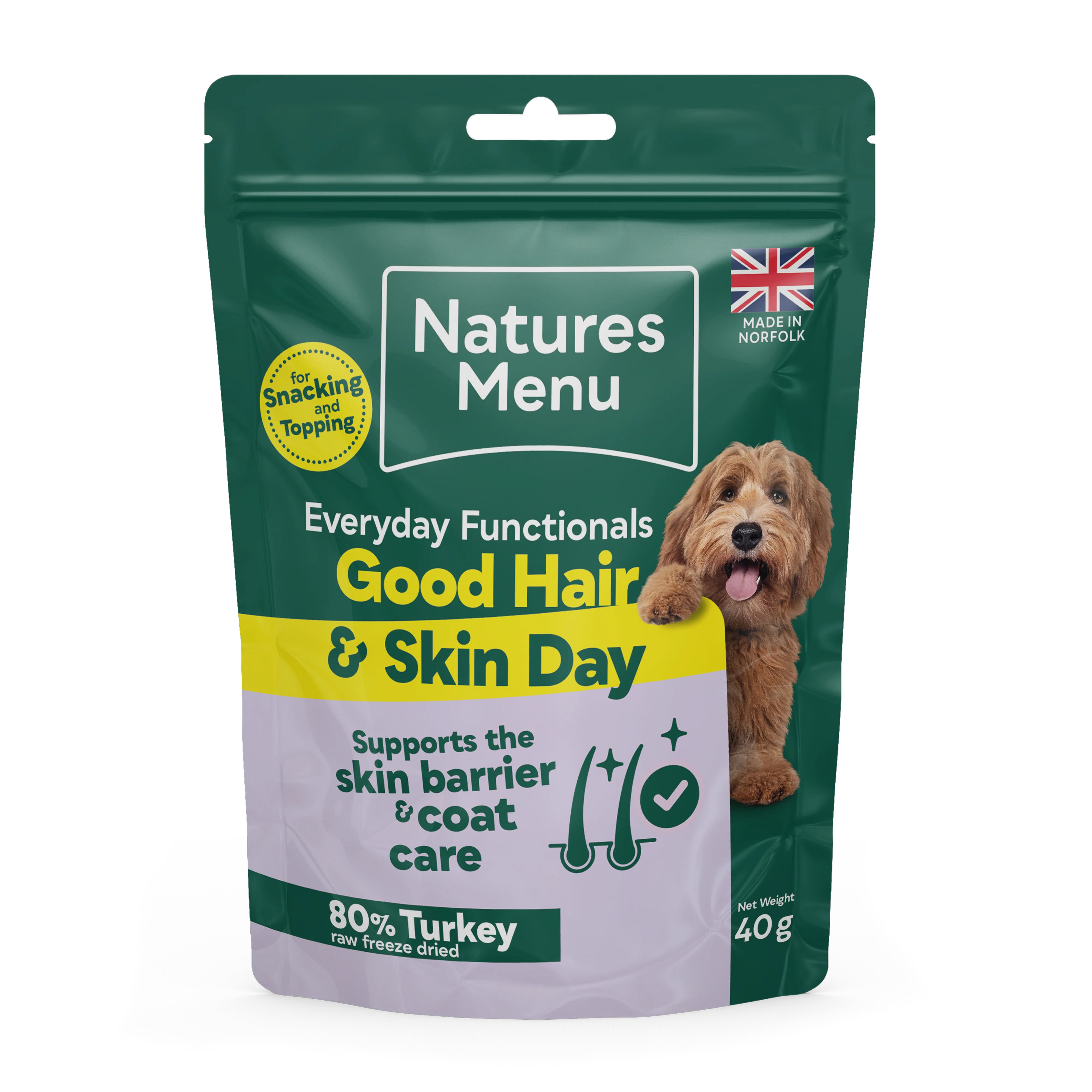 Natures Menu Everyday Functionals Skin & Coat Treats 40g