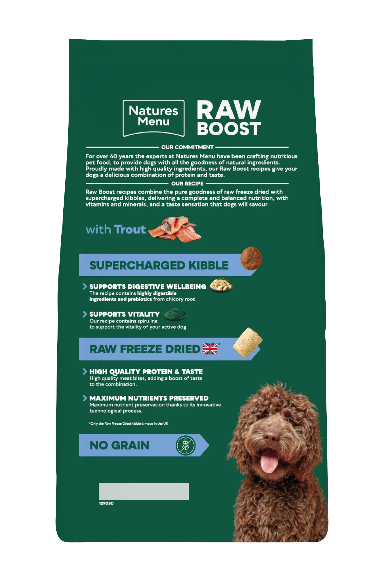 Natures Menu Raw Boost Trout & Fish 3kg - Image 2