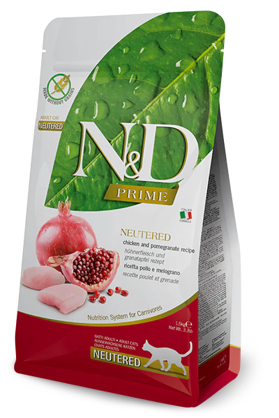 N&D Prime Cat Chicken & Pomegranate Neutered Adult 5 Kg