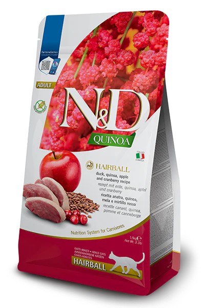 N&D Quinoa Cat Hairball 1.5 Kg