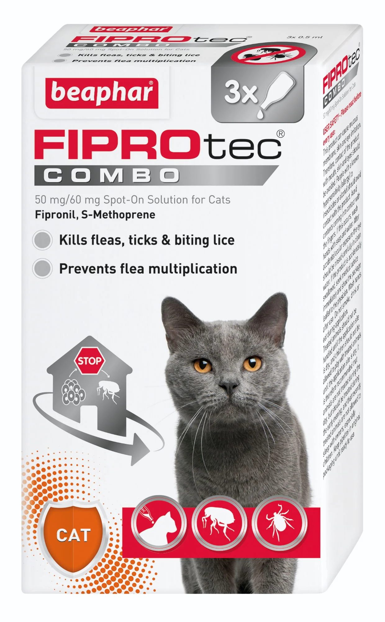New Fiprotec Combo Cat 3 Pipette