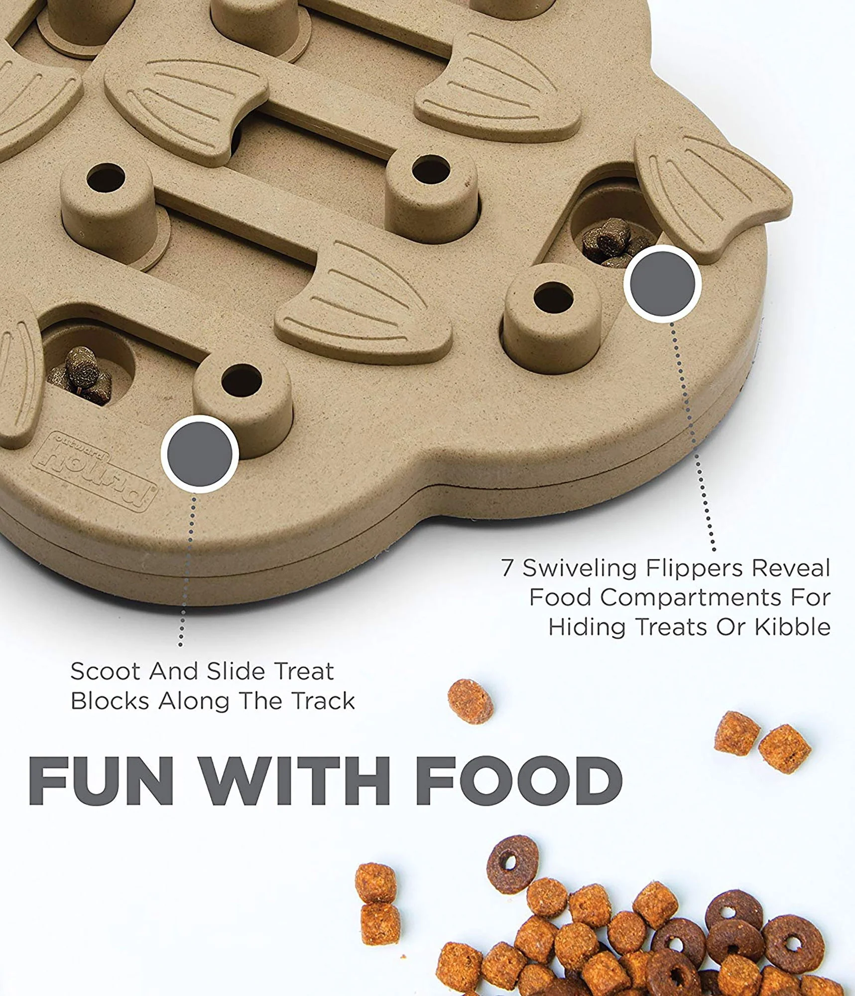 Nina Ottosson Dog Hide N Slide Tan - Image 3