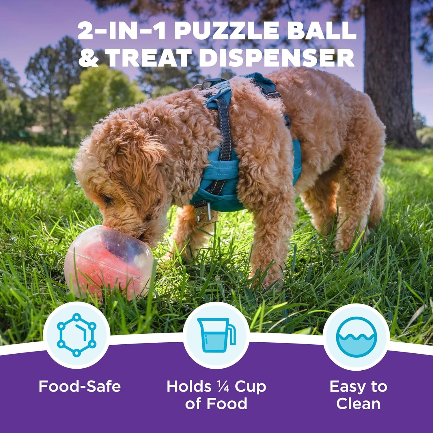 Nina Ottosson Dog Rumble Puzzle Orange - Image 2