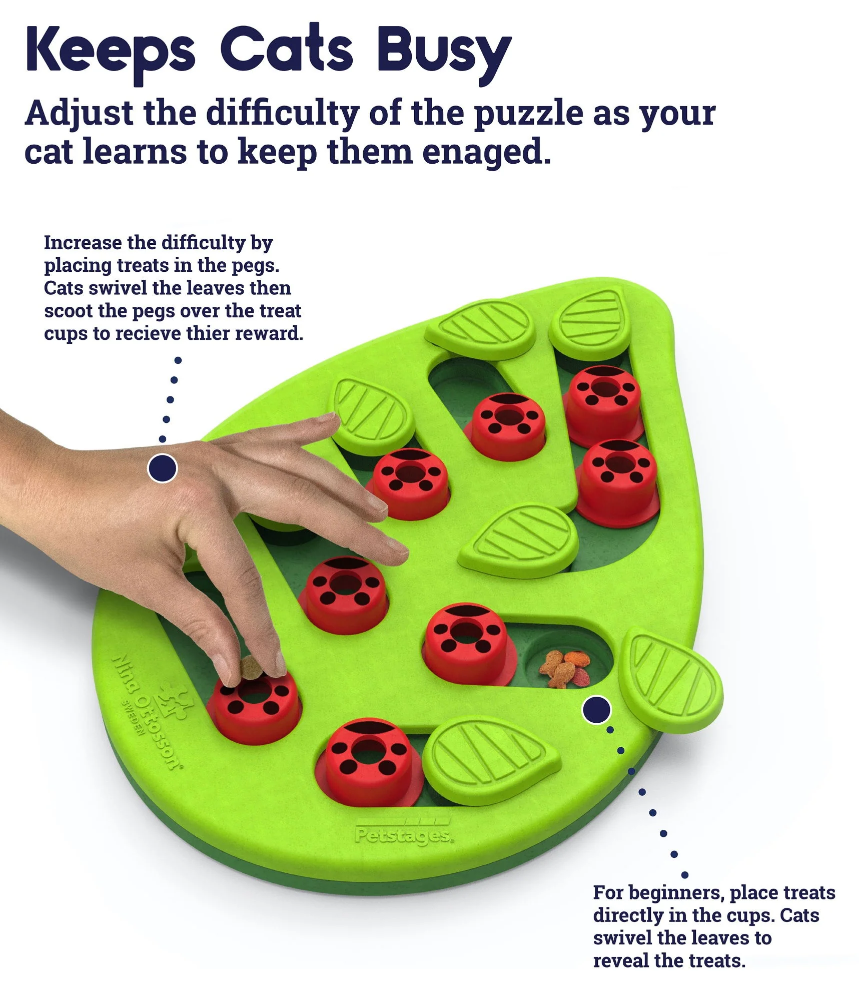 Nina Ottosson Puzzle & Play Buggin Out Green