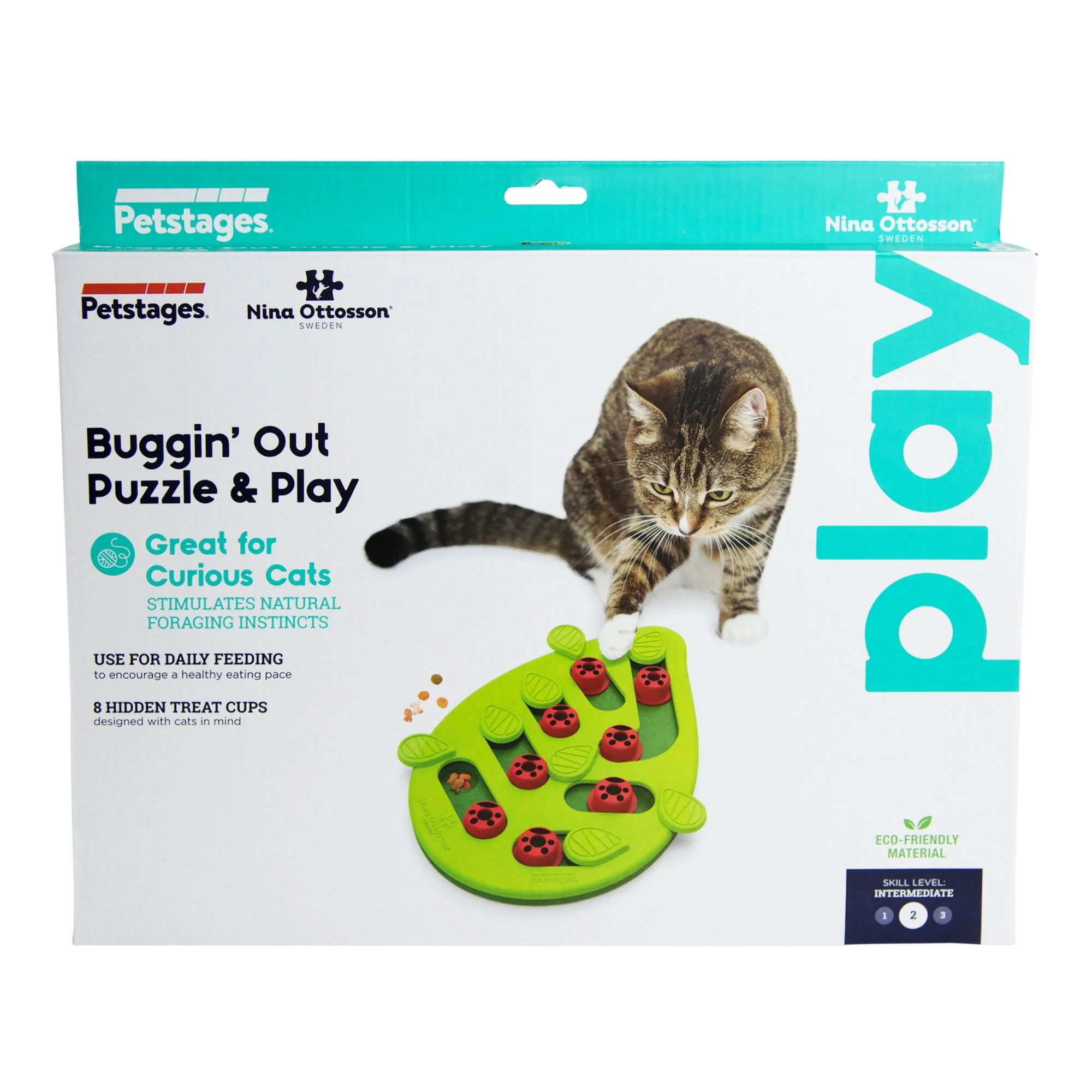 Nina Ottosson Puzzle & Play Buggin Out Green - Image 3