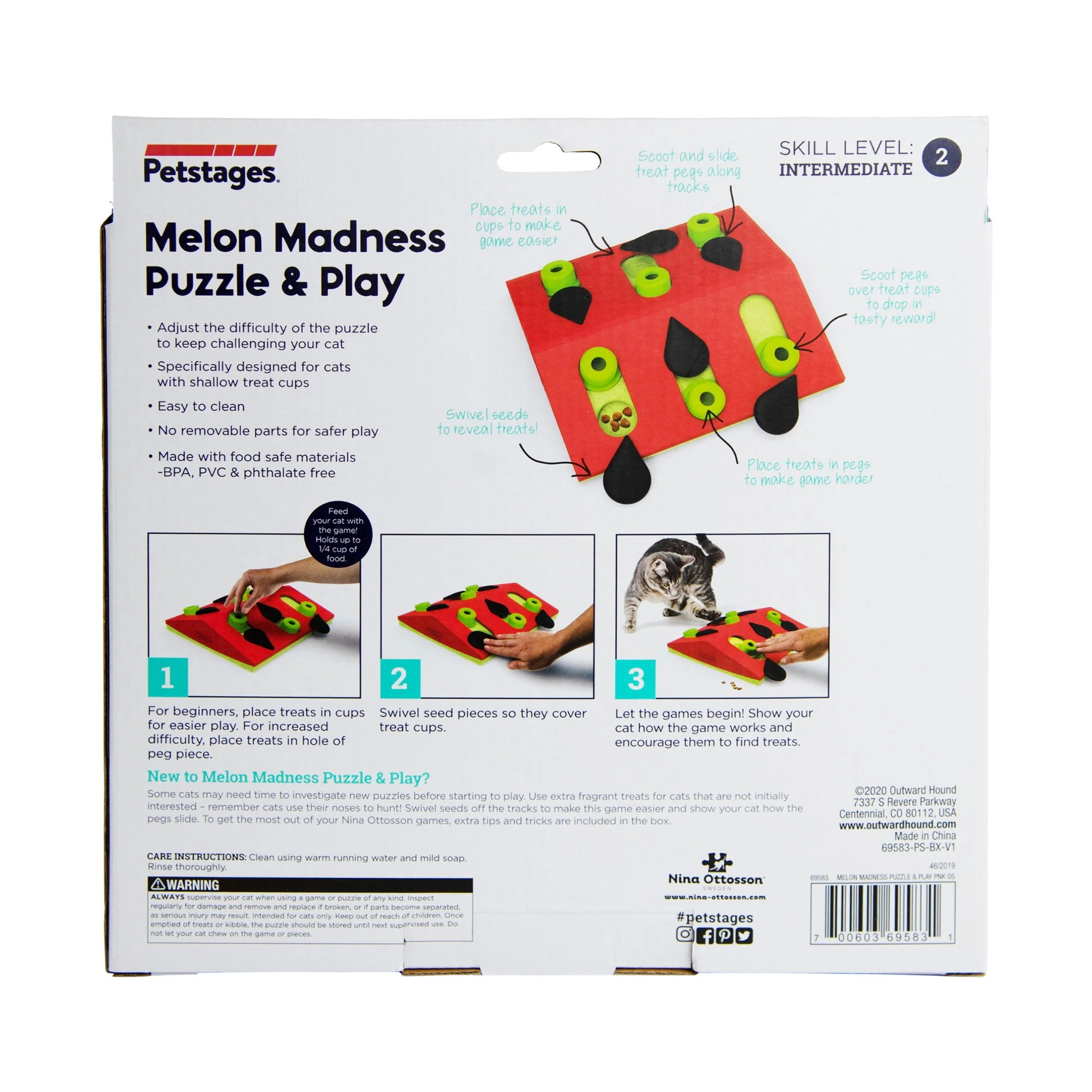 Nina Ottosson Puzzle & Play Melon Madness Pink - Image 3