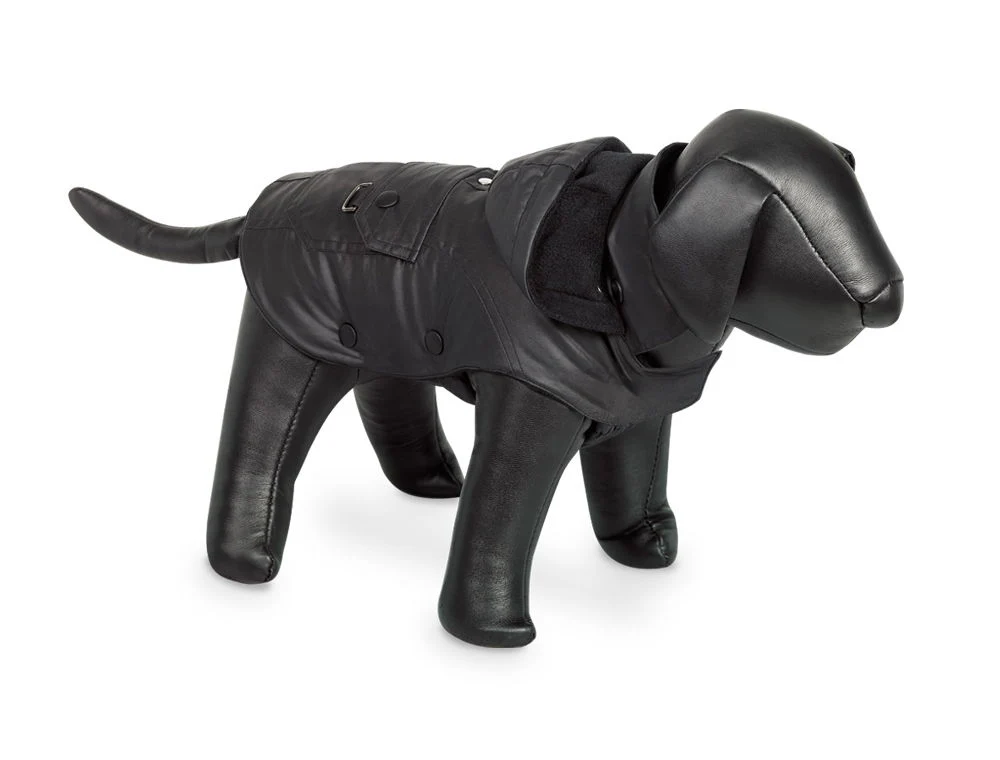 Nobby Mellow Dog Coat Black With Hood 44cm