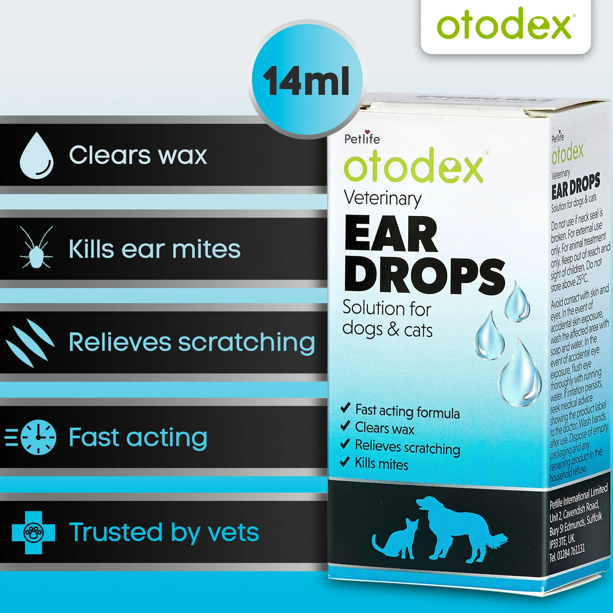 Otodex Ear Drops 14ml - Image 4