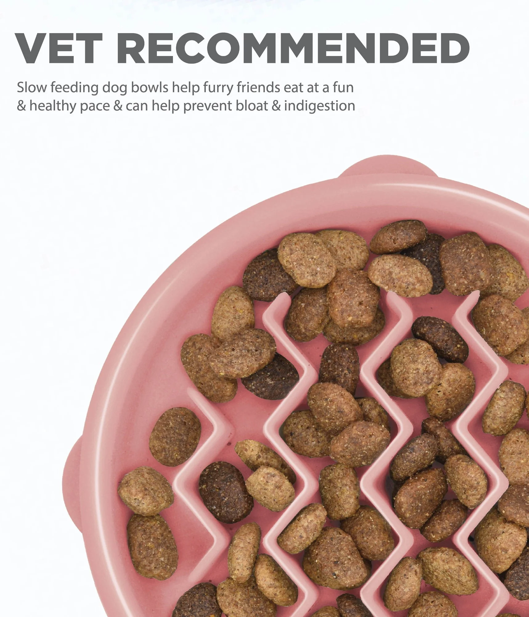 Outward Hound Fun Feeder Wave Pink Sml - Image 2