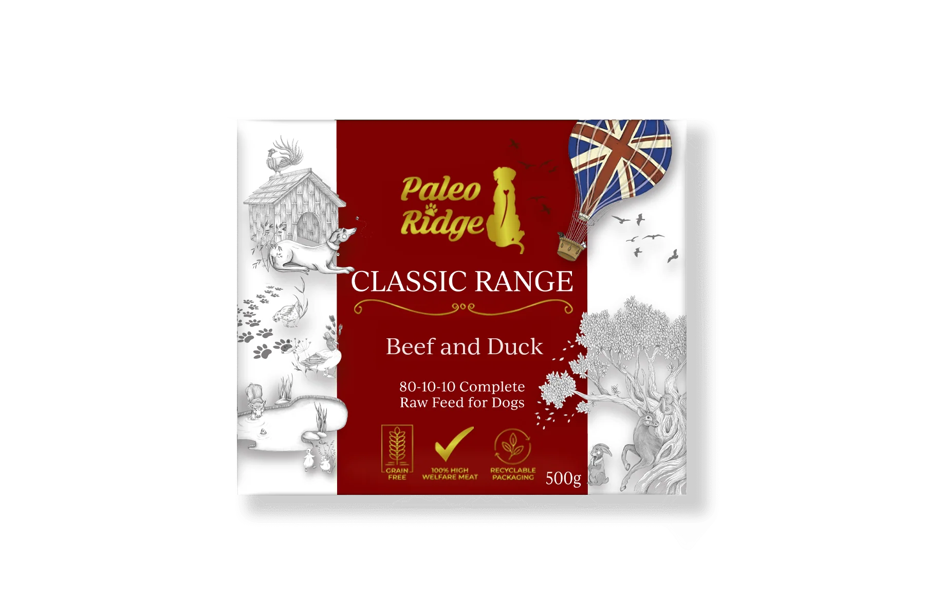 Paleo Ridge Classic Beef & Duck 500g
